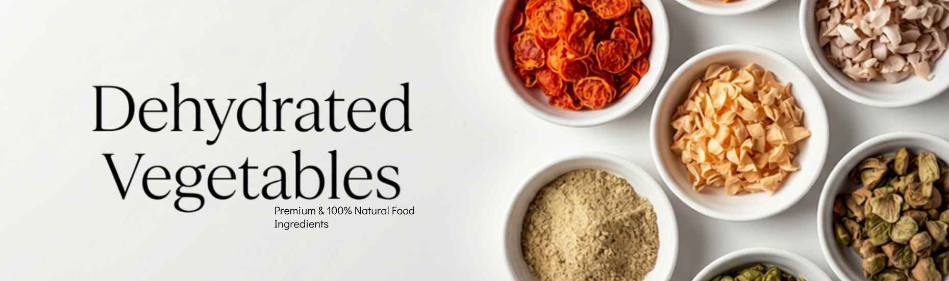 Dehydrated Vegetables Banner