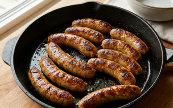 Chicken sausage produced in ViskoTeepak casings supplied by Sripath Foods, Coimbatore